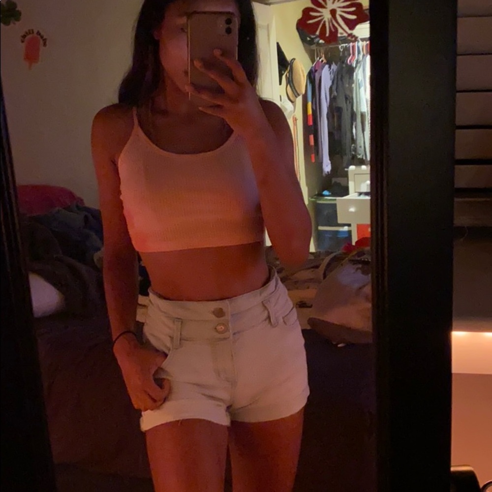 Denim shorts